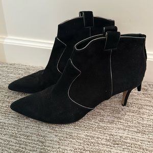 Veronica Beard Suede Booties